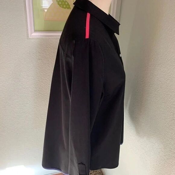 NWOT Anne Klein Black Long-sleeve Shirt #26 - Picture 3 of 5